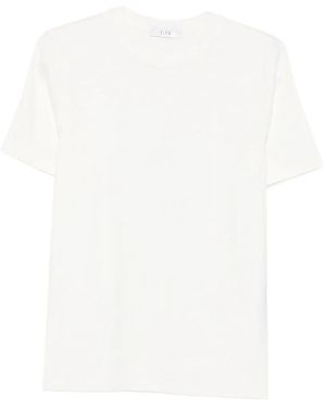ELEH Camiseta Con Cuello Redondo - Blanco
