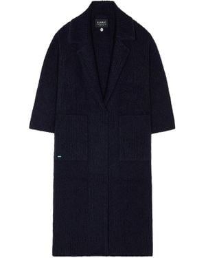 Alanui Finest Ribbed Coat - Blue