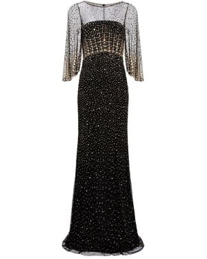 Jenny Packham Kiya Maxi Dress - Black