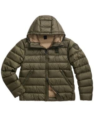 Blauer Quilted Hooded Jacket - Green