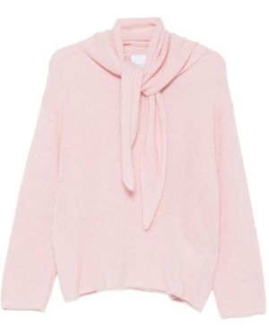 IVORY PARIS Pullover Mit Schnürung - Pink