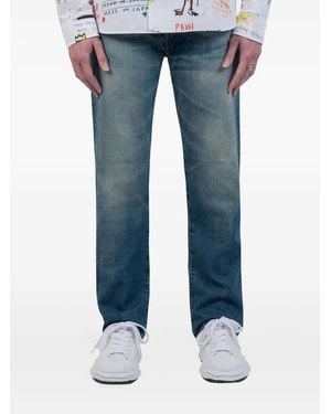 Junya Watanabe Patch-Pockets Jeans - Blue