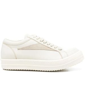 Rick Owens Zapatillas De Piel - Blanco