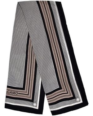Ferragamo Wool Scarf - Grey