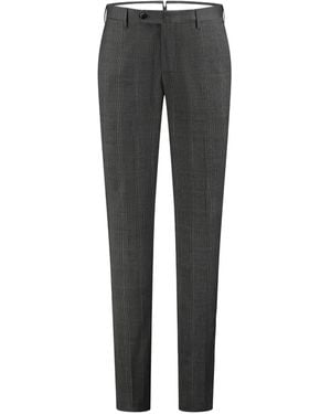 PT Torino Pantalon À Carreaux - Grey