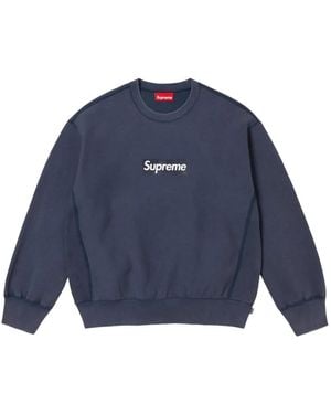 Supreme Washed Box Logo Crewneck 