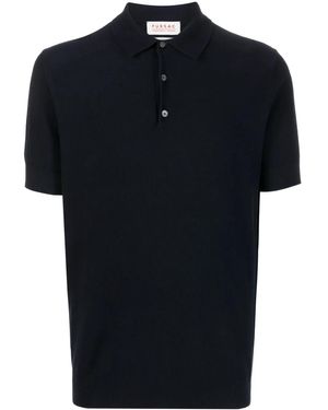 Fursac Cashmere Polo Shirt - Black