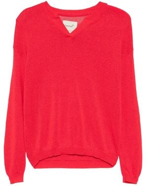 Bambah Olivia Knitted Top - Red