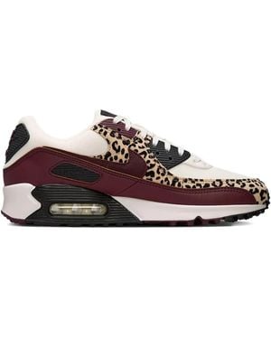 Nike Air Max 90 Leopard-Print Sneakers - Brown
