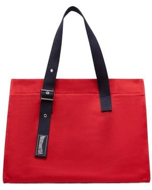 Vilebrequin Adjustable-Strap Beach Bag - Red