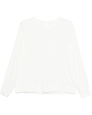 Xacus Long-Sleeve Blouse - White