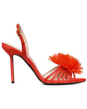 Ginissima Julia Heeled Sandals - Red