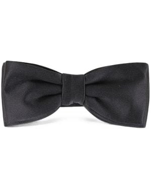 Lardini Satin Bow Tie - Black
