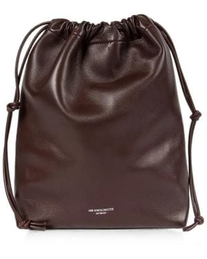 Ann Demeulemeester Large Philippa Bucket Bag - Brown