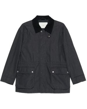 DUNST Flap-Pocket Collar Jacket - Blue
