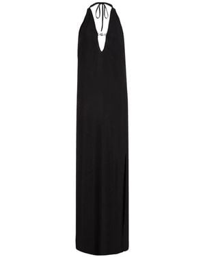 KARL LAGERFELD Signature Lurex Dress - Black