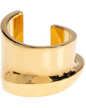Jacquemus Abgerundeter Ring aus Messing - Mettallic