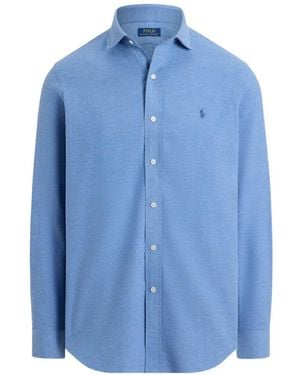 Polo Ralph Lauren Custom-Fit Twill Overhemd - Blauw