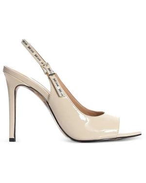 Just Cavalli Slingback Heeled Sandals - White