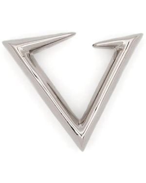 LAG World Triangle Geometric Ear Cuffs - White