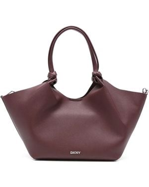 DKNY Medium Paula Commuter Tote Bag - Purple