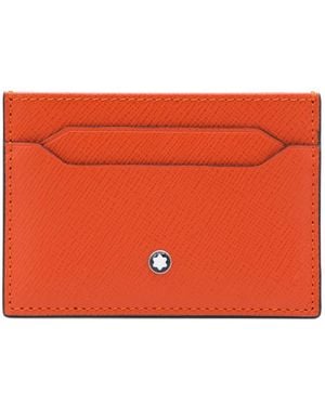 Montblanc Leather Cardholder - Orange