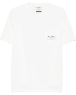 Roy Rogers Logo-Print T-Shirt - White
