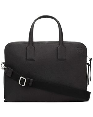 Loewe Goya Thin Briefcase - Black