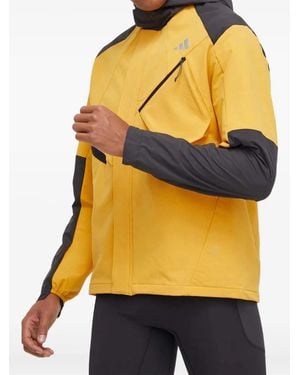 adidas Jack Met Colourblocking En Capuchon - Geel