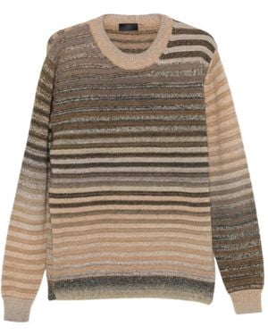 Dondup Striped Wool-Blend Jumper - Natural