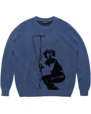 Mainless Jim Morrison Sweater - Blue
