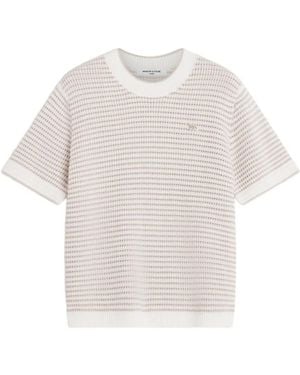 Maison Kitsuné Pull Baby Fox À Col Rond - Blanc