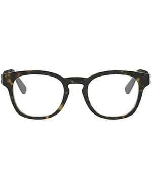 BVLGARI Runde Brille - Schwarz