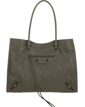Balenciaga Le City ハンドバッグ M - グリーン