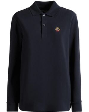 Bally Logo-Embroidered Polo Shirt - Black