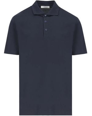 Cruciani Polo A Maniche Corte - Blu