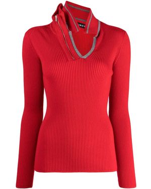 Y. Project Asymmetrisch Trui - Rood