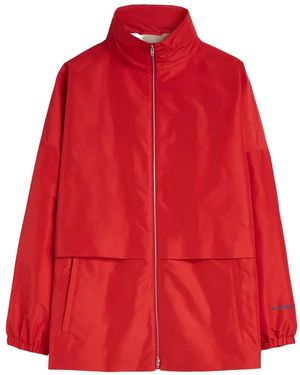 Jil Sander Technical Faille Blouson - Red