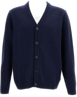 Paul Smith Cardigan Con Bottoni E Scollo A V - Blu