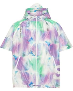 Henrik Vibskov Kapuzenjacke mit Print - Weiß