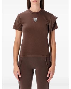 OTTOLINGER Draped T-Shirt - Brown