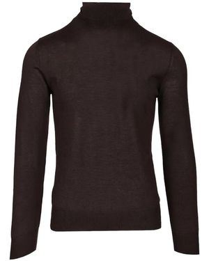 Al Duca d'Aosta Roll-Neck Knitted Jumper - Black