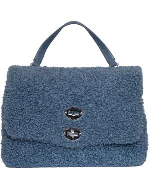 Zanellato Borsa A Tracolla Postina - Blu