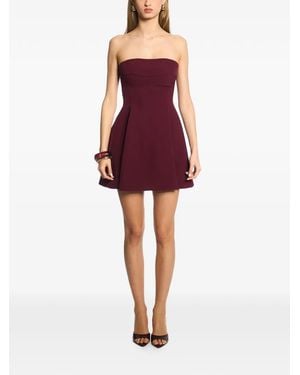 Axel 113 Nova Strapless Lace Mini Dress - Red