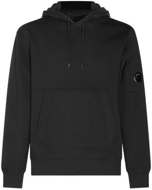 C.P. Company Lens-Detail Hoodie - Black