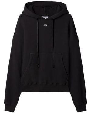 Off-White c/o Virgil Abloh Kangaroo-Pocket Hoodie - Black
