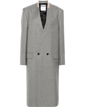 Moschino Cappotto Pesante - Grigio