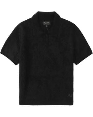 Rag & Bone Polo À Manches Courtes - Black