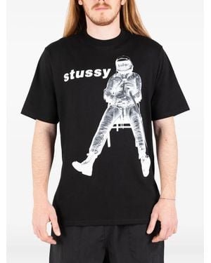 Stussy Astronaut T-Shirt - Black