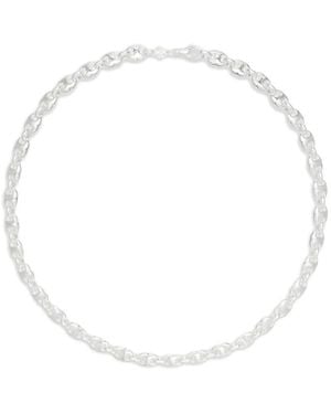 Tory Burch Gemini Chain Necklace - White